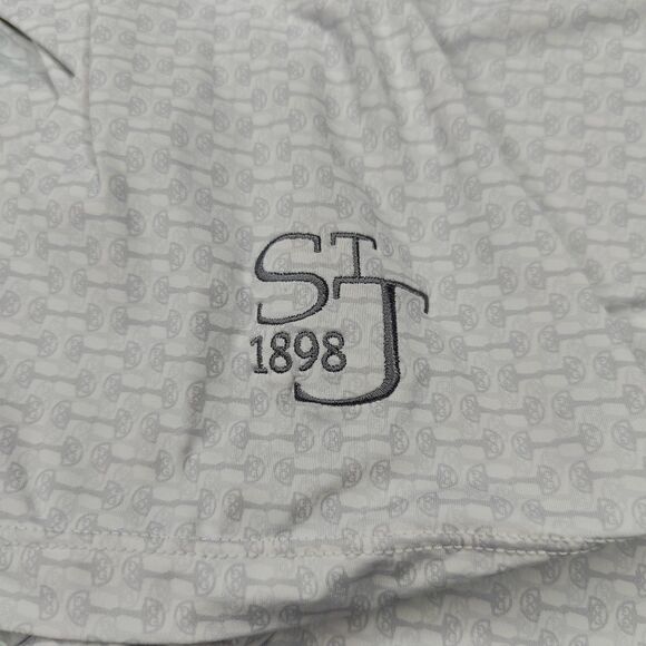 G/Fore Polo Shirt Mens Large Golf Performance Short Sleeve White (Read Desc) - Picture 6 of 10